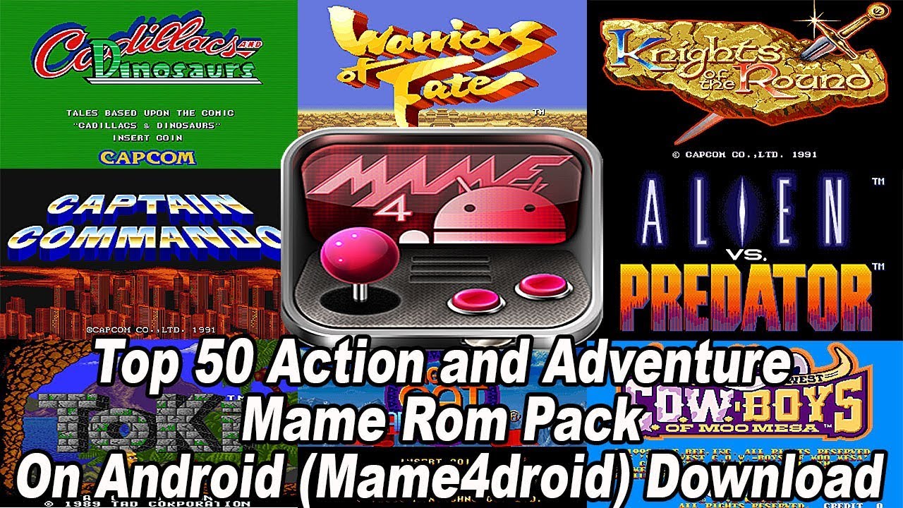 mame arcade rom pack