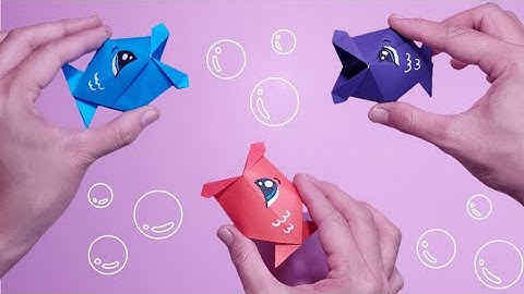 How to make Origami Talking Fish