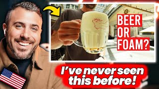 American Reacts To Why European Beer Has So Much Foam