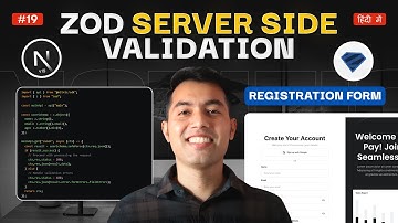 Server-Side Validation for Registration Form with Zod🔥Next.js & MySQL Job Portal App #20