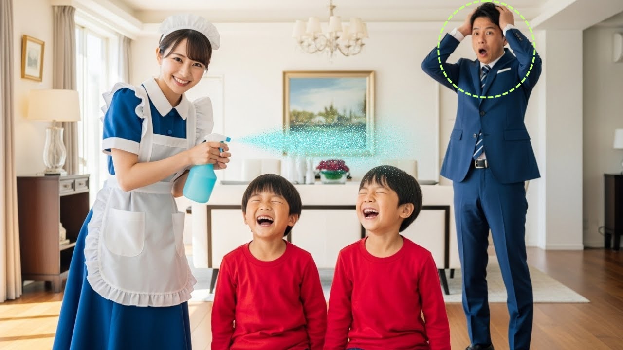 億万長者の双子の息子たちは目が見えなかった。ところが、新しく雇われた清掃員が、思いもよらないことをしたのだ