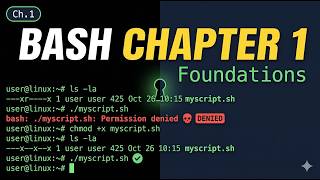 Linux File System, Permissions & Your First Bash Script – Offensive Security Ch.1