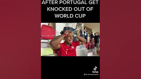 ISHOWSPEED CRIES AFTER PORTUGAL GET KNOCKED OUT OF WORLD CUP