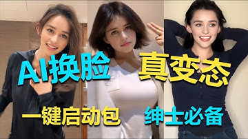 视频换脸无限制整合包！吊打FaceFusion简直降维打击！插件安装一键使用~SD换脸/AI视频