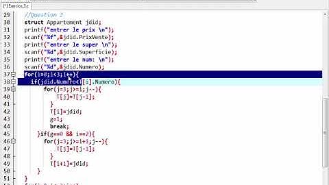 Exercice 3 EFM Programmation structurée Language C (Darija) Suite
