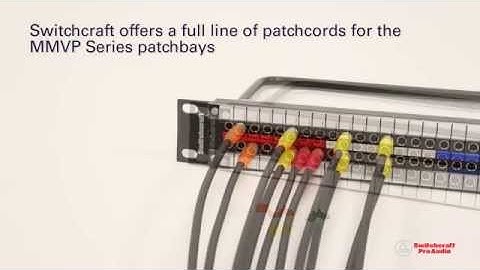 Switchcraft MMVP Video Patchbays