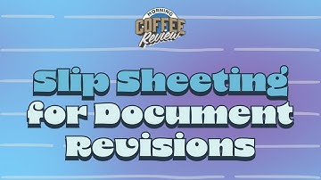 How to Use Slip Sheeting for Document Revisions in Bluebeam Revu