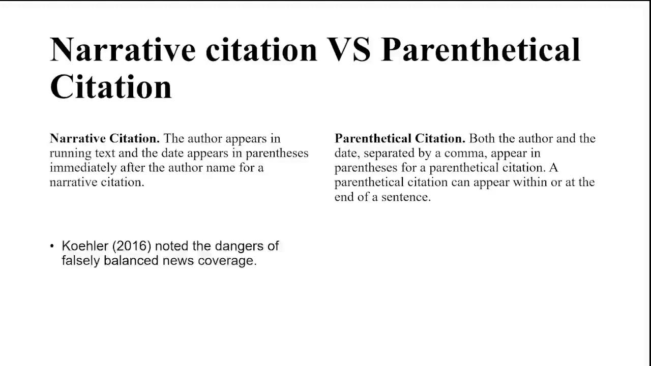 in text citation vs parenthetical mla