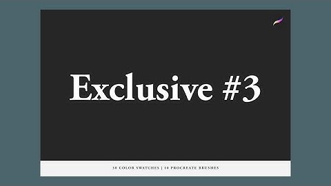 Testing Exclusive #3 Procreate Brushes & Color Palette by Digi Life