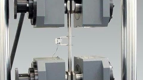 Tensile test of mild steel.