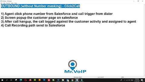 Salesforce CTI 3CX Integration without number masking