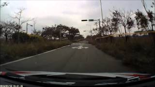 2012 TRCC最終站,雲林虎尾高鐵預定地(2013/1/13 下午 前方鏡頭)
