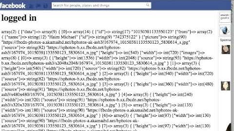 Getting Facebook Current User Photos