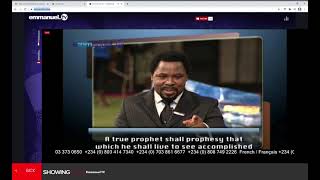 Emmanuel TV    Changing Lives, Changing Nations, Changing the World    Founded by T B  Joshua