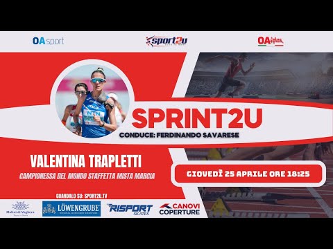 Valentina Trapletti: campionessa del mondo staffetta mista marcia a Sprint2u 25.04.2024