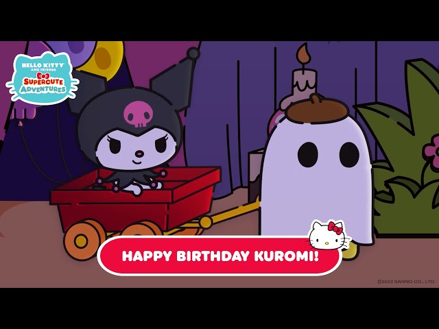 My Melody and Kuromi present the sweetest Halloween afternoon tea