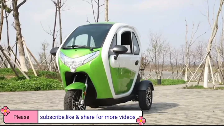 1500w | Three wheel electric cabin Tricycle | Three Wheel electric Mobility scooter Polaris Black
