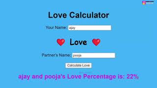 Love calculator screenshot 4