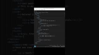 HTML 17c Preview 💻 Layout elements #html #html5 #html5tutorial #html5course