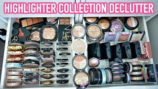 BEAUTY ROOM DECLUTTER | MY HIGHLIGHTER COLLECTION