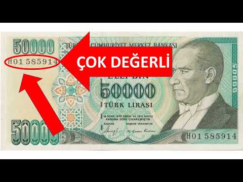 Çok Değerli 50.000TL Banknot | Para Koleksiyonu