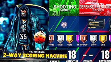 Best 2-Way Scoring Machine Build ! New Most OverPowered Build of NBA 2K20 !