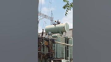 transformer oil leval down &oil leval aping #getco #pgvcl #ugvcl #dgvcl #iti #apprentice #itijobs