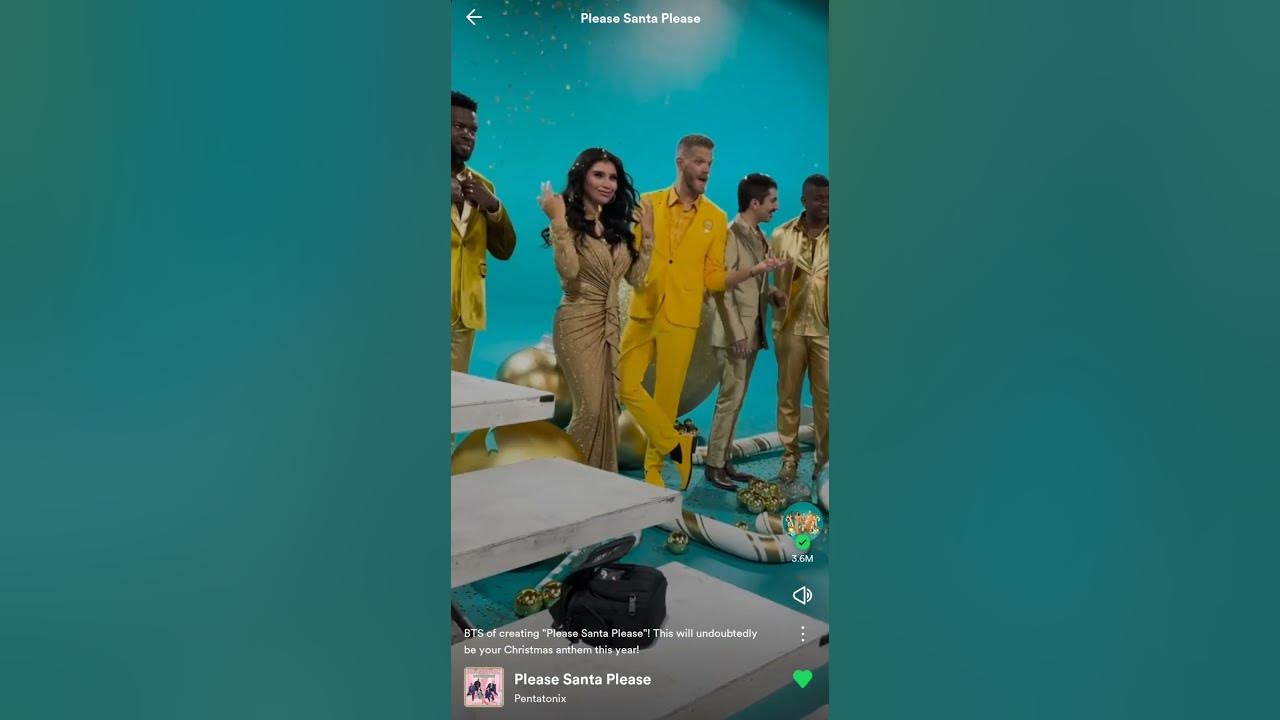 PTX Shorts: BTS of Please Santa Please music video Pentatonix #pentatonix #ptx