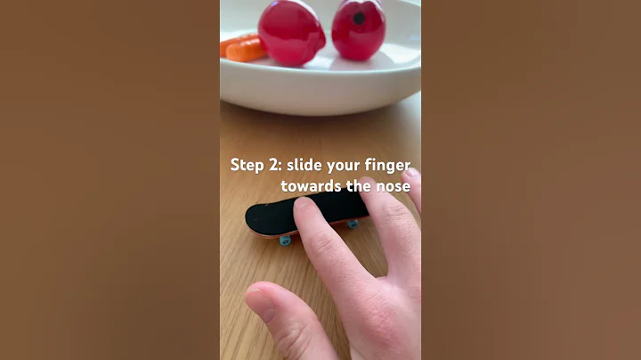 How to Ollie for beginners #fypシ #fingerboard #ollie #tutorial #viral