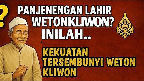Inilah kekuatan Weton Kliwon selalu di beri cobaan dan selalu menang