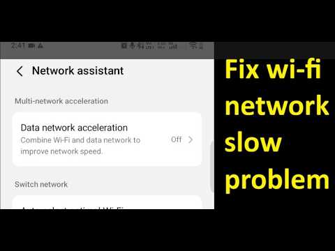 How to fix Wi-Fi network slow problem in mobile by enabling Data network acceleration