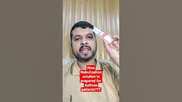 how Nebulization solution is prepared for Asthma patients???