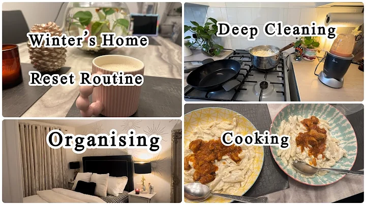 Winter Home & Kitchen Reset |Deep Cleaning | Cooking | Organising | Productivity Tips for homemakers