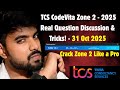 TCS CodeVita Zone 2 | Real Questions Full Paper Analysis + Best Approach to Solve Quickly!