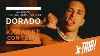 Dorado by Mahmood ft. Sfera Ebbasta (Instrumental Version - KARAOKE CON TESTO)