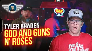 TYLER BRADEN REACTION "GOD AND GUNS N ROSES" REACTION VIDEO