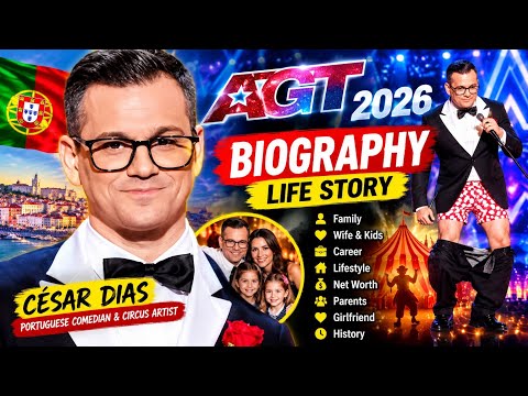 Meet Cesar Dias AGT 2026 Season 21 | Comedian,Family,Net Worth,Career,Lifestyle & Biography 