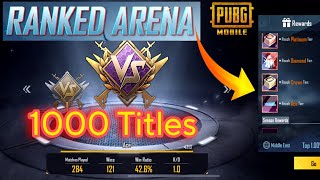 How to get Arena master title in Pubg | Pubg Rank Arena  Rewards Explanation  screenshot 3
