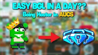 FASTEST WAY TO EARN BGLS IN 2026 | GROWTOPIA - BEING HOSTER IN AUCS