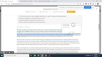 How to Highlight and Annotate text in StudySync