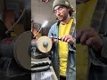 Scotchbrite and leather wheel. #asmr #knifesharpening #hunting #kitchen
