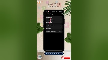 How to Check Saved WiFi | WiFi Networks कैसे Check करें? | #oneplus | #shorts