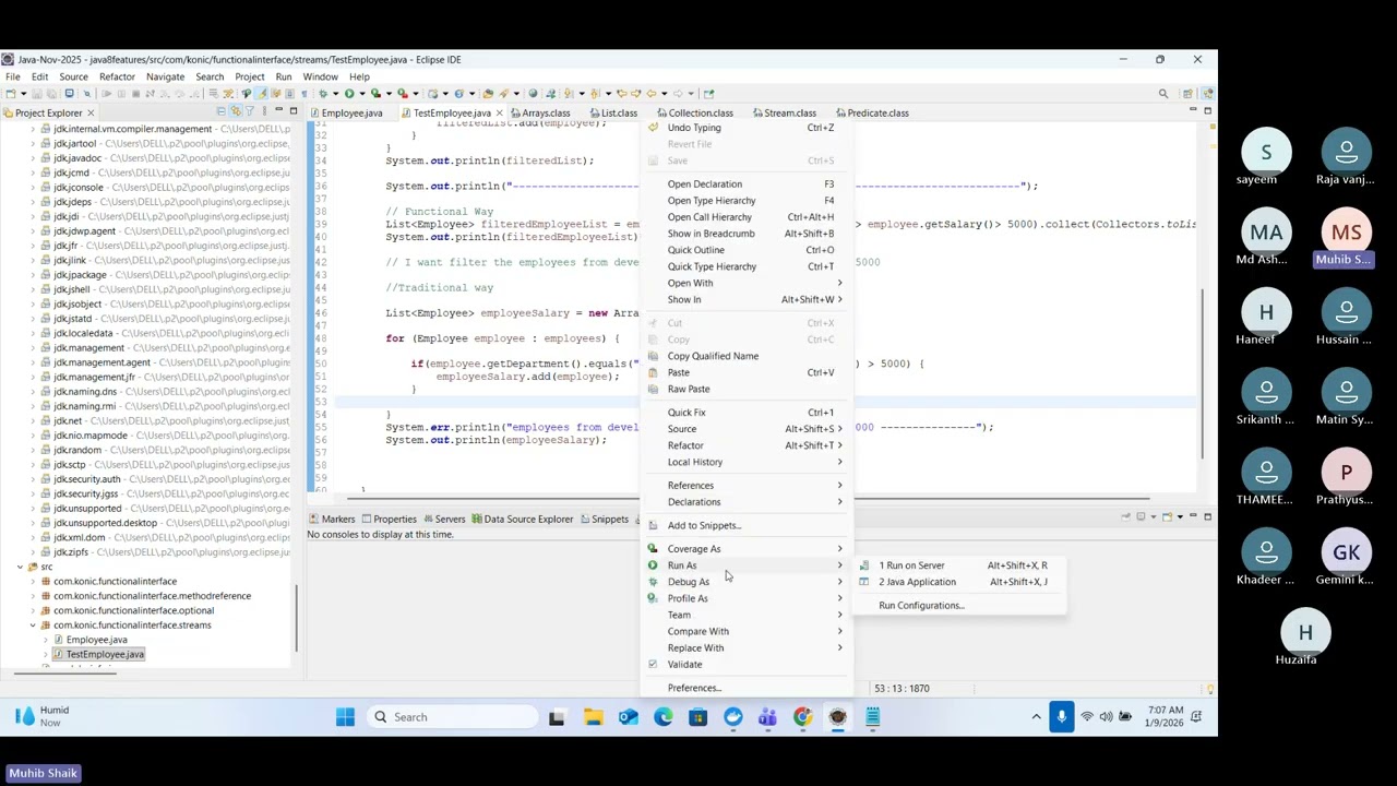 Java 8 Features 5 (Filter and Map Methods) by Jafru