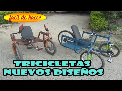 tricicleta.  fácil de hacer,  NUEVOS DISEÑOS