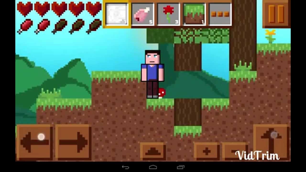 Maincraft (2D Minecraft) Android Gameplay - YouTube