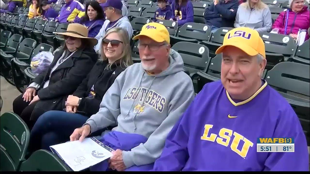 LSU baseball fans enjoying Round Rock Classic YouTube