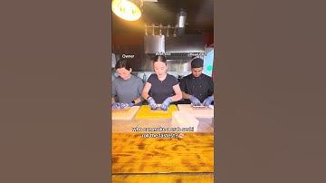 CHALLENGE - Who can make Sushi the quickest🍣? #sushi #challenge