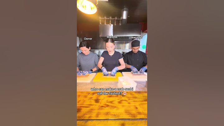 CHALLENGE - Who can make Sushi the quickest🍣? #sushi #challenge