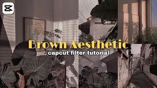 Filter capcut aesthetic || Brown aesthetic filter capcut terbaru