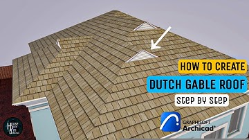 How To Create Dutch Gable Roof || Step by Step